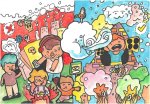 按下滑鼠可以放大