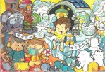 按下滑鼠可以放大