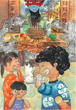 按下滑鼠可以放大